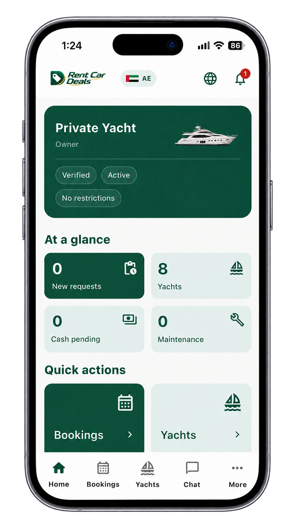 Rent Car Deals partner app